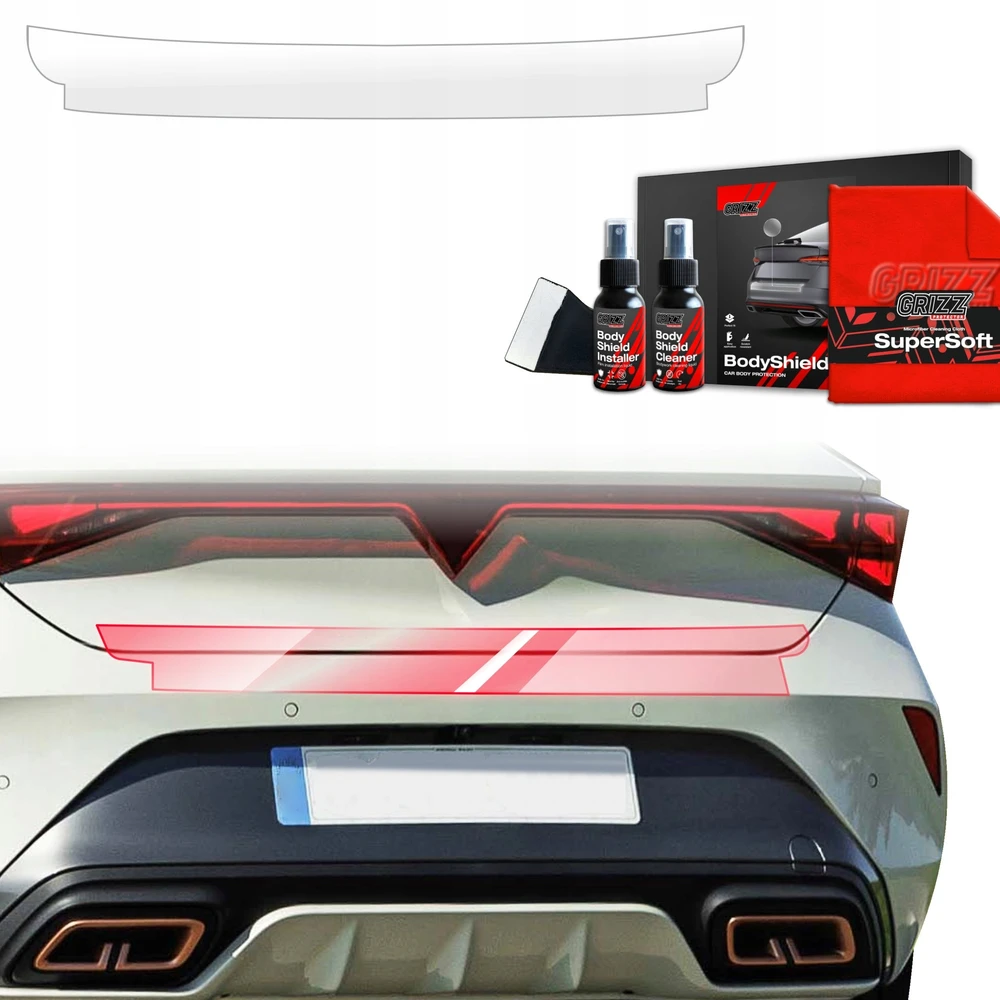 GrizzGlass Apsauginė plėvelė bagažinės slenksčiui GrizzGlass BodyShield, skirta Cupra Leon Sportstourer (2024-2025)