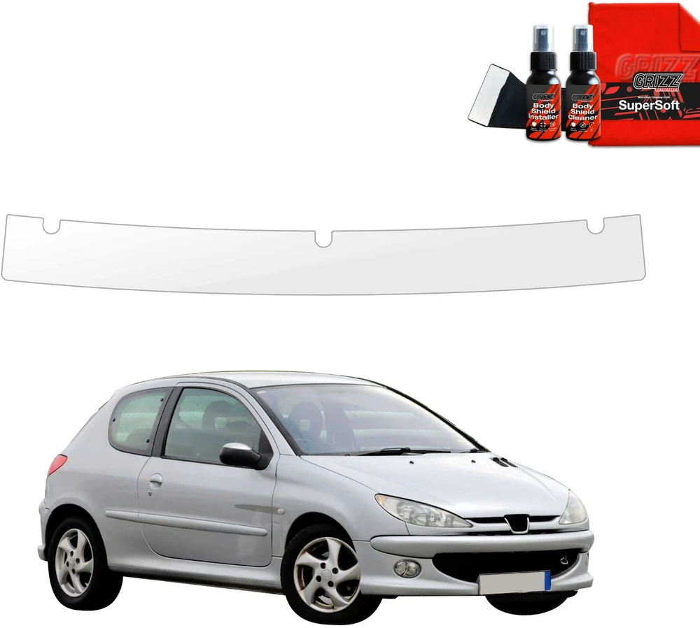 GrizzGlass Apsauginė plėvelė bagažinės slenksčiui GrizzGlass BodyShield, skirta Peugeot 206 (1998-2009)