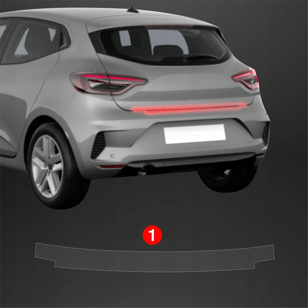 GrizzGlass Apsauginė plėvelė bagažinės slenksčiui GrizzGlass BodyShield, skirta Renault Clio (2020-2024)