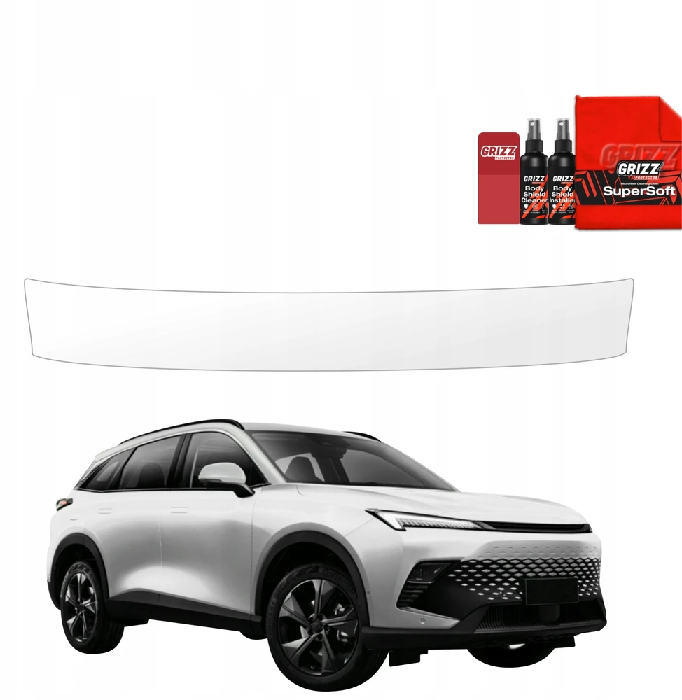 GrizzGlass Apsauginė plėvelė bagažinės slenksčiui BodyShield, skirta BAIC BEIJING 5 (2023-2026)