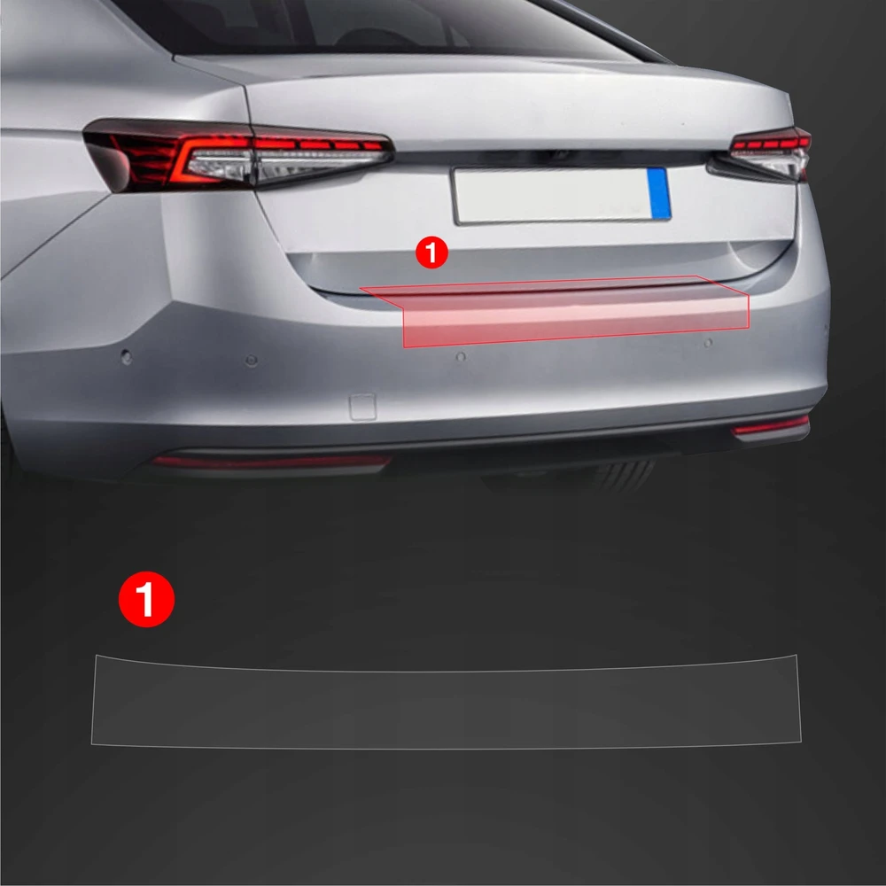 GrizzGlass Apsauginė plėvelė bagažinės slenksčiui GrizzGlass BodyShield, skirta Skoda Superb 4 Liftback (2024-2025)