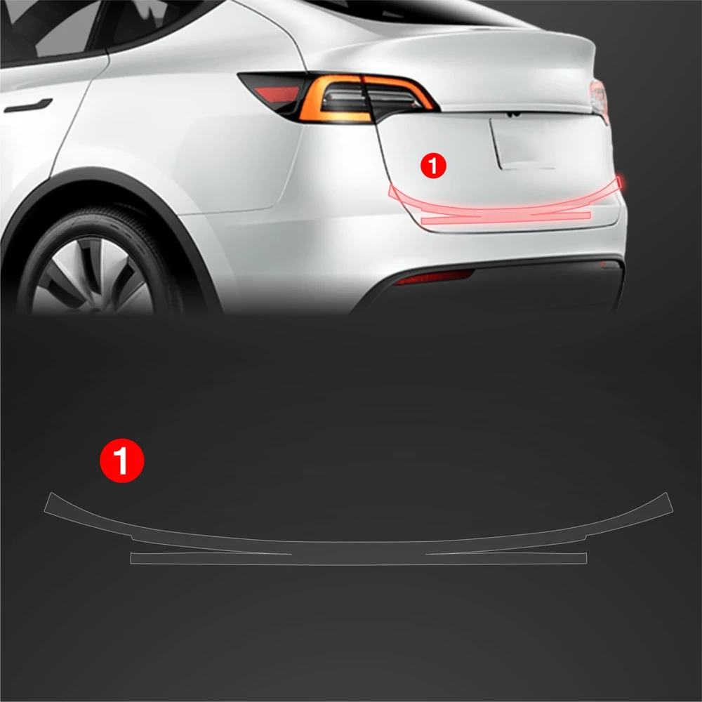 GrizzGlass Apsauginė plėvelė bagažinės slenksčiui GrizzGlass BodyShield, skirta Tesla Model Y (2020-2024)