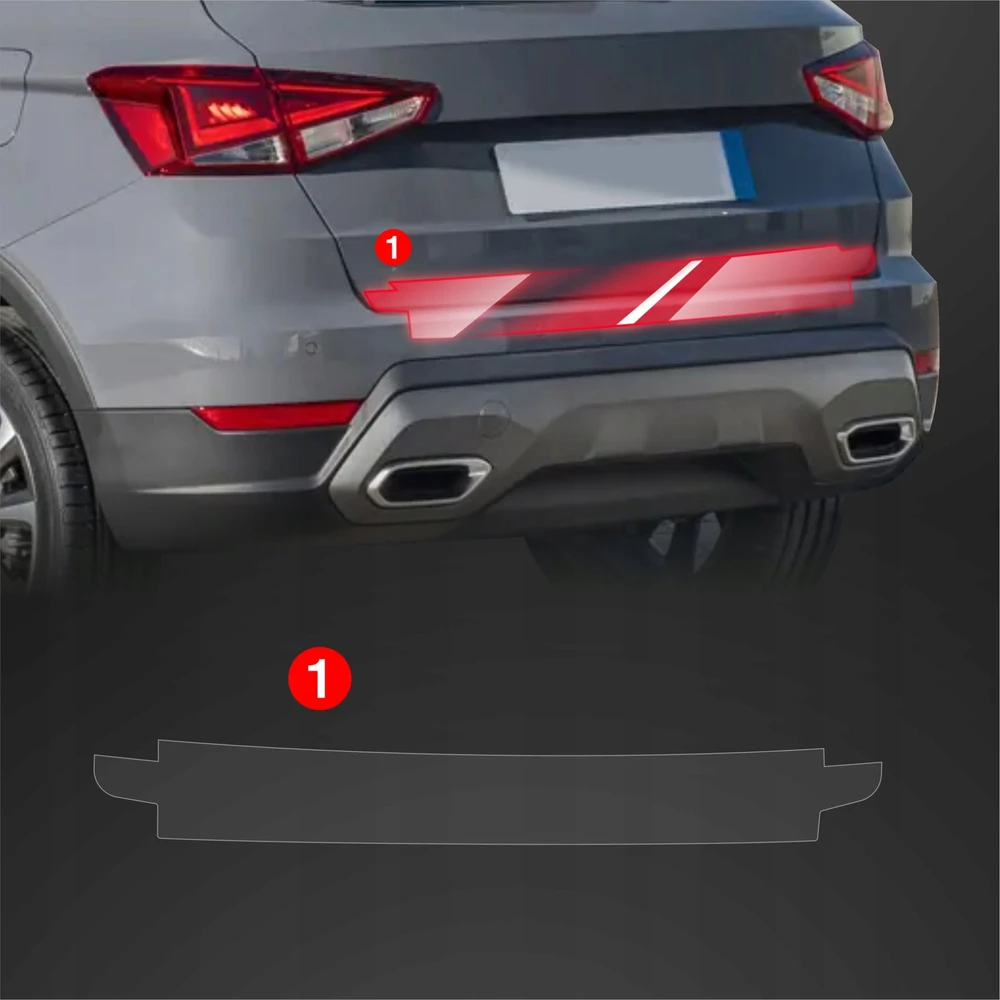 GrizzGlass Apsauginė plėvelė bagažinės slenksčiui GrizzGlass BodyShield, skirta Seat Arona (2021-2025)