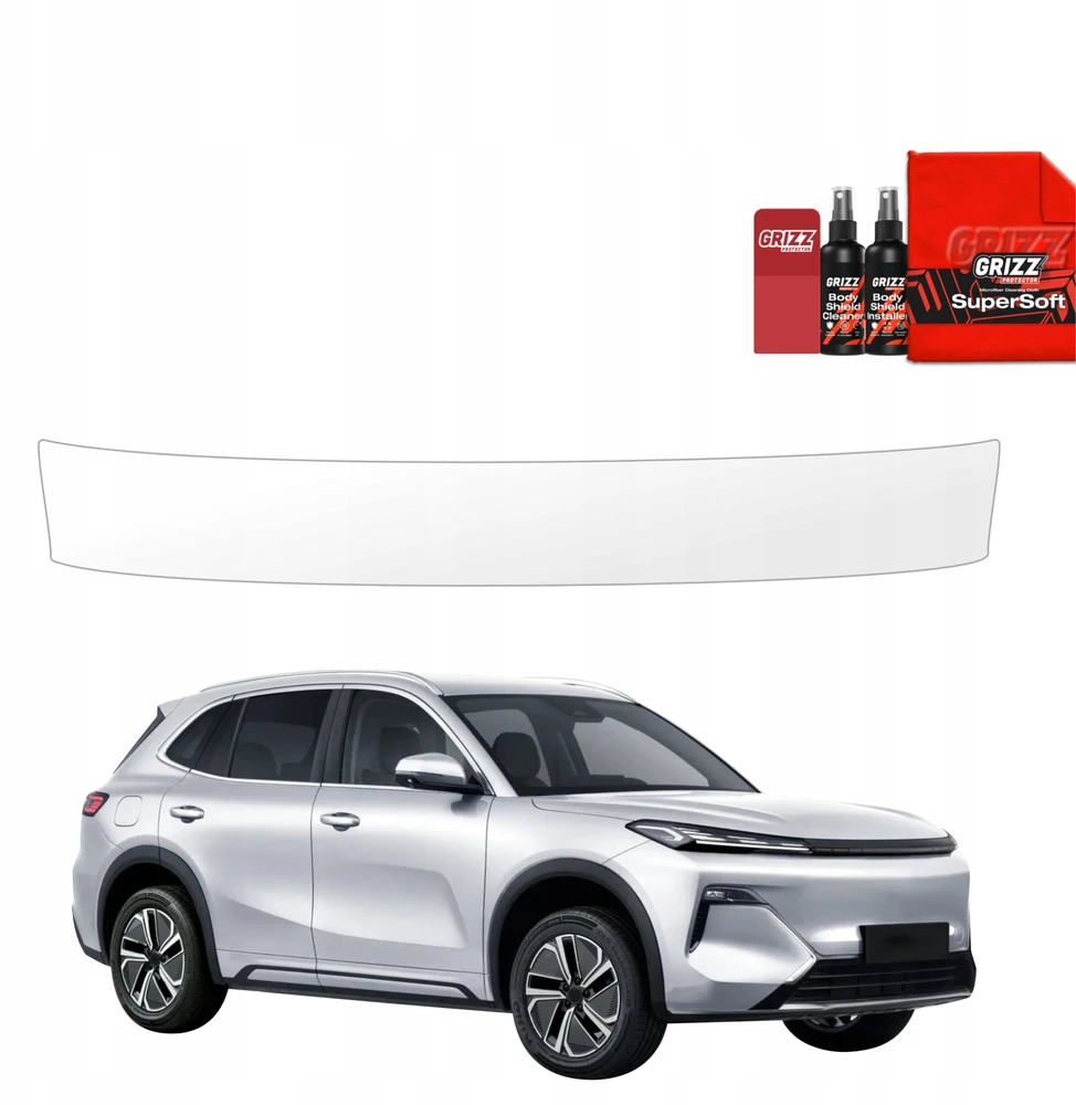 GrizzGlass Apsauginė plėvelė bagažinės slenksčiui GrizzGlass BodyShield, skirta Geely Starray EM-i (2025-2026)