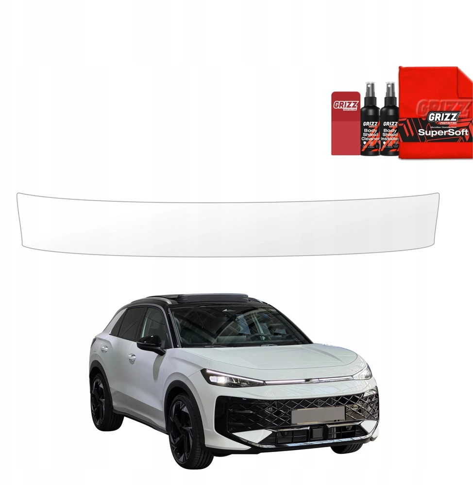 GrizzGlass Apsauginė plėvelė bagažinės slenksčiui BodyShield skirtas Volkswagen T-Roc (2025-2026)