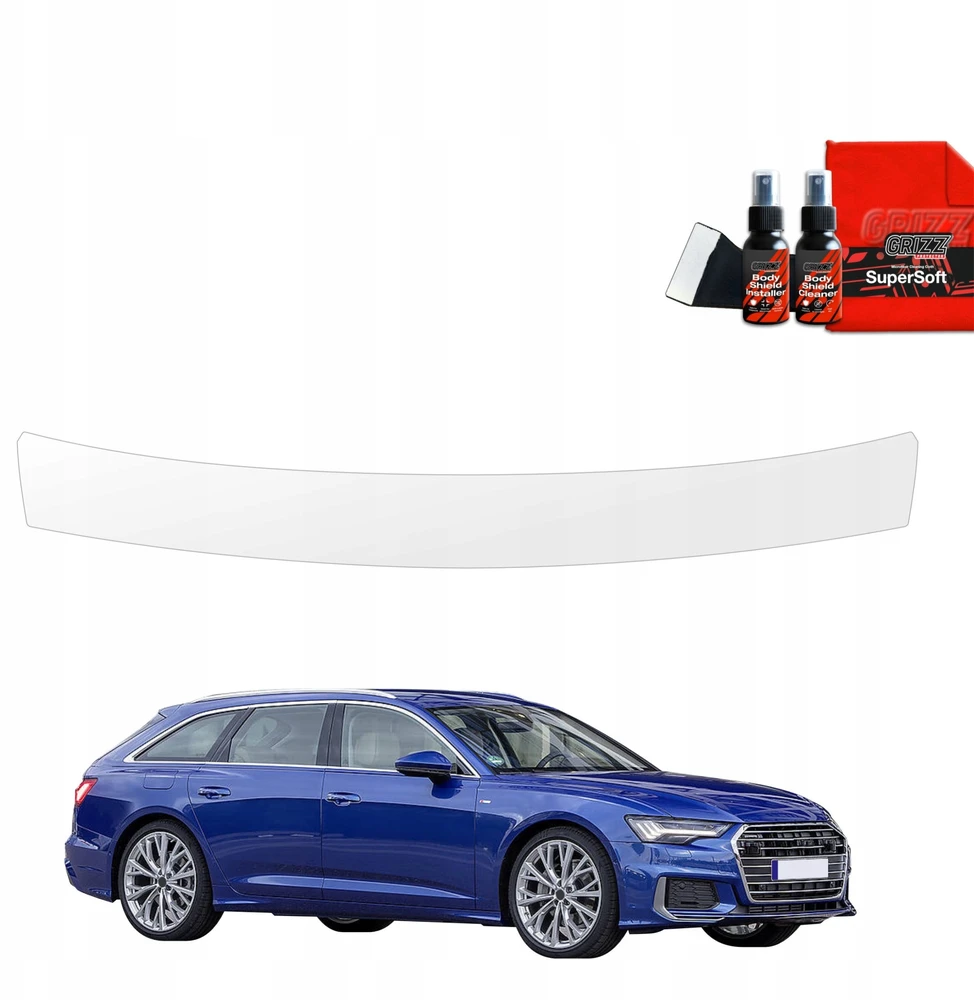 GrizzGlass Apsauginė plėvelė bagažinės slenksčiui BodyShield Audi A6 C8 Kombi (2018-2023)