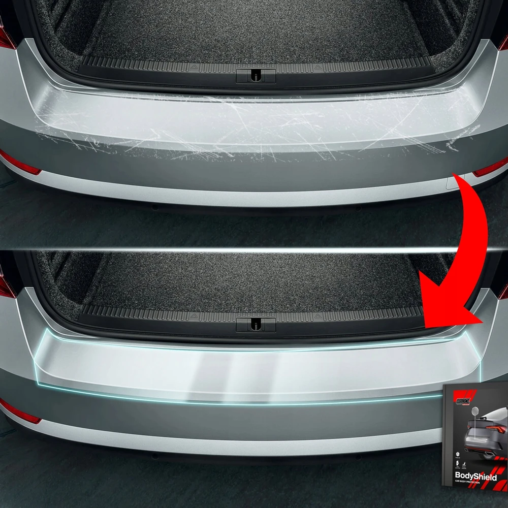 GrizzGlass apsauginė plėvelė bagažinės slenksčiui GrizzGlass BodyShield skirtas Ford Focus ST-Line X Hatchback Facelift (2021-2025)