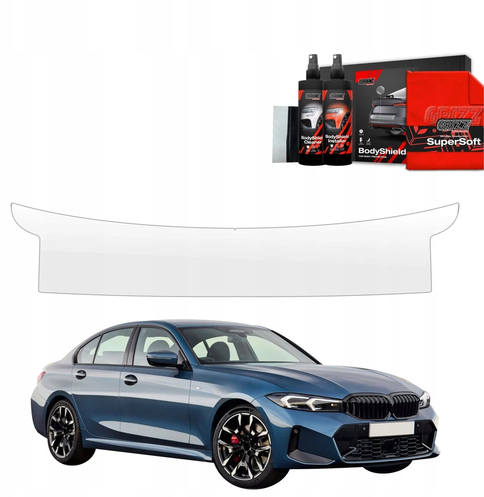 GrizzGlass Apsauginė plėvelė bagažinės slenksčiui GrizzGlass BodyShield BMW 3 Sedan (2025)
