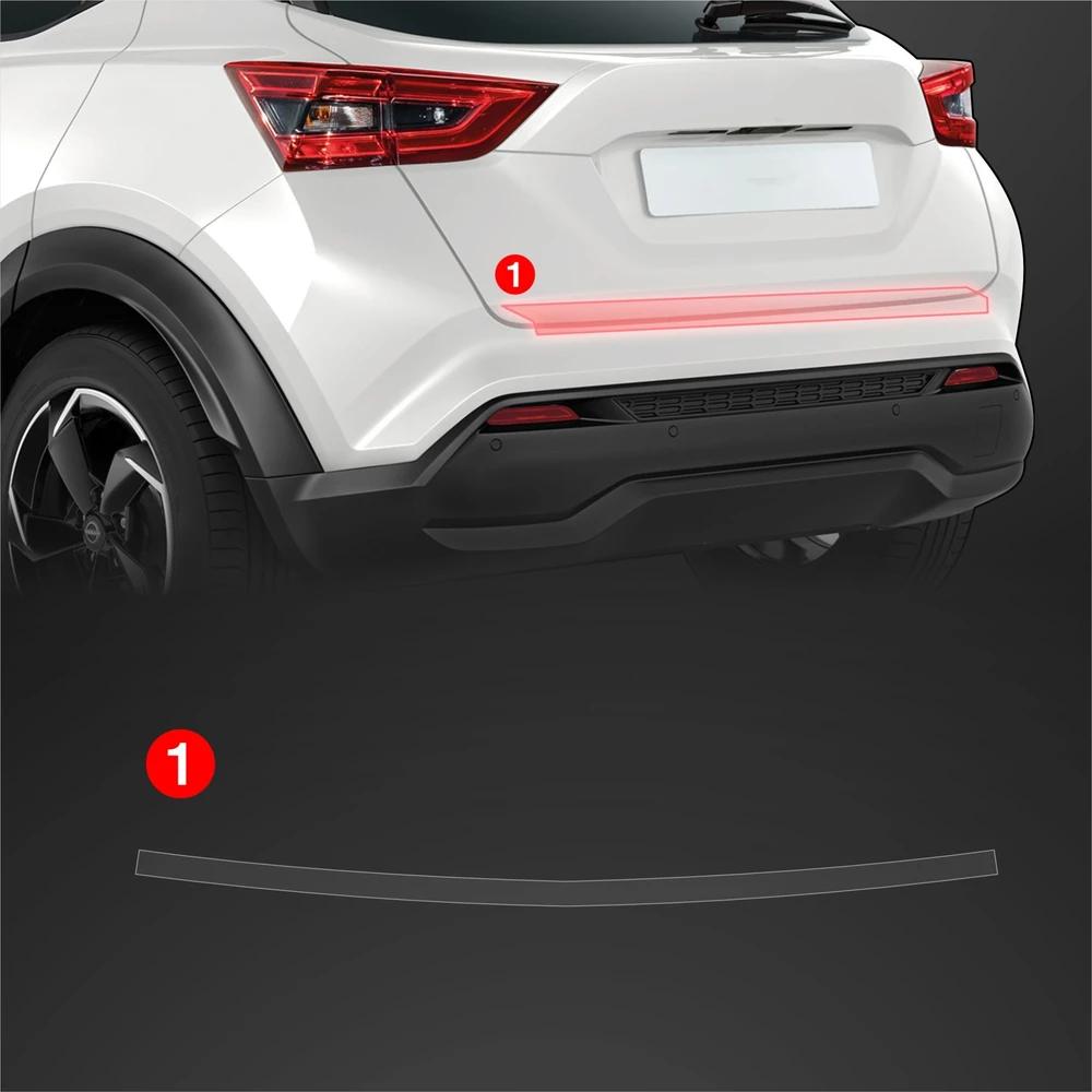 GrizzGlass Apsauginė plėvelė bagažinės slenksčiui GrizzGlass BodyShield, skirta Nissan Juke Facelift (2024-2025)