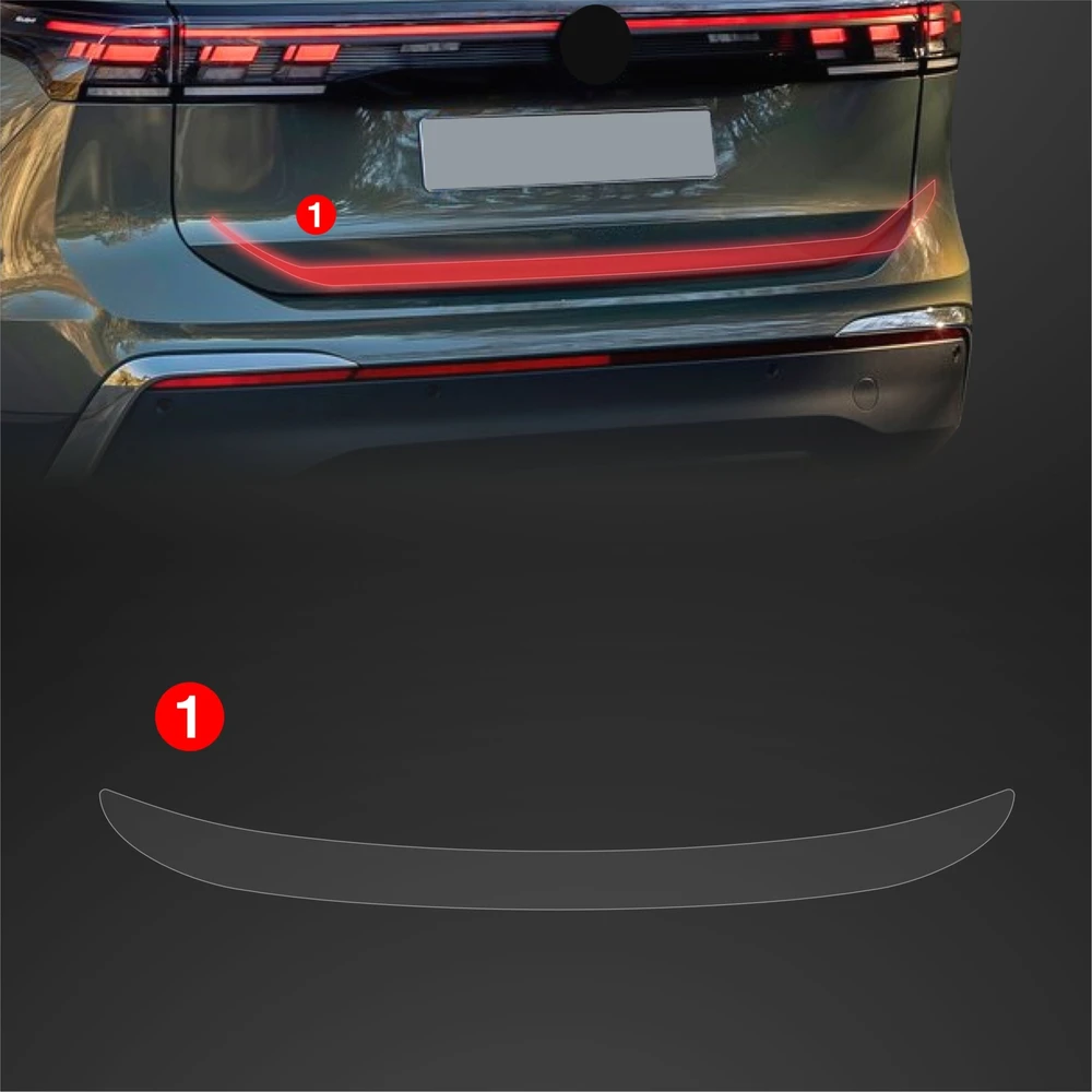 GrizzGlass Apsauginė plėvelė bagažinės slenksčiui GrizzGlass BodyShield, skirta Volkswagen VW Tiguan 3 (2024-2025)
