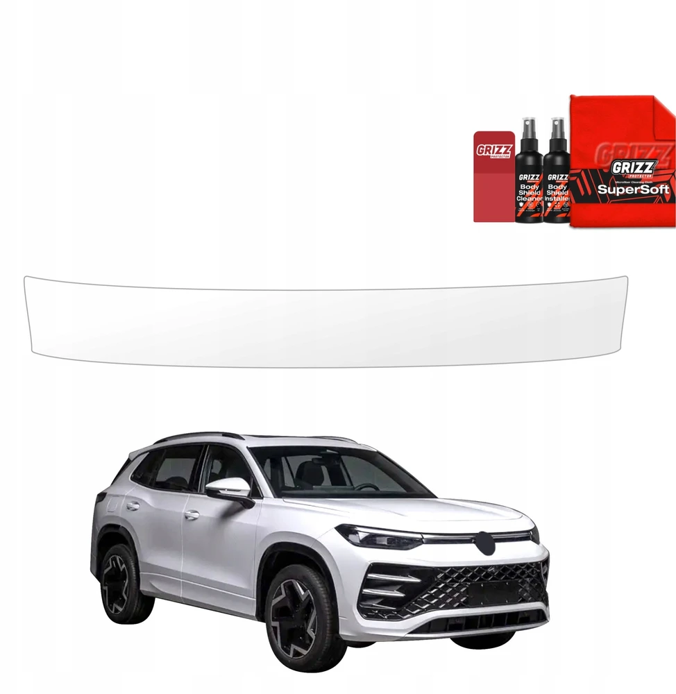 GrizzGlass Apsauginė plėvelė bagažinės slenksčiui GrizzGlass BodyShield, skirta Volkswagen Tayron (2025-2026)