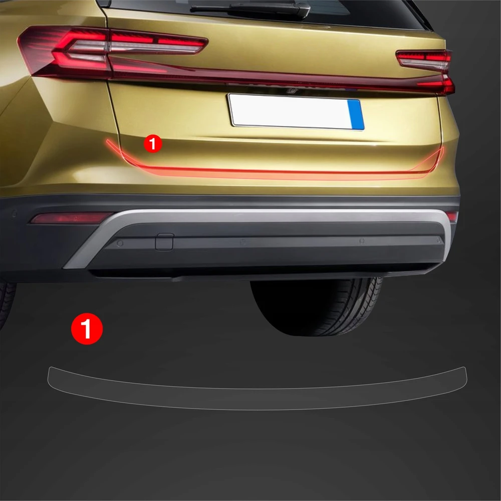 GrizzGlass Apsauginė plėvelė ant bagažinės slenksčio BodyShield, skirta Skoda Kodiaq 2 (2024-2025)