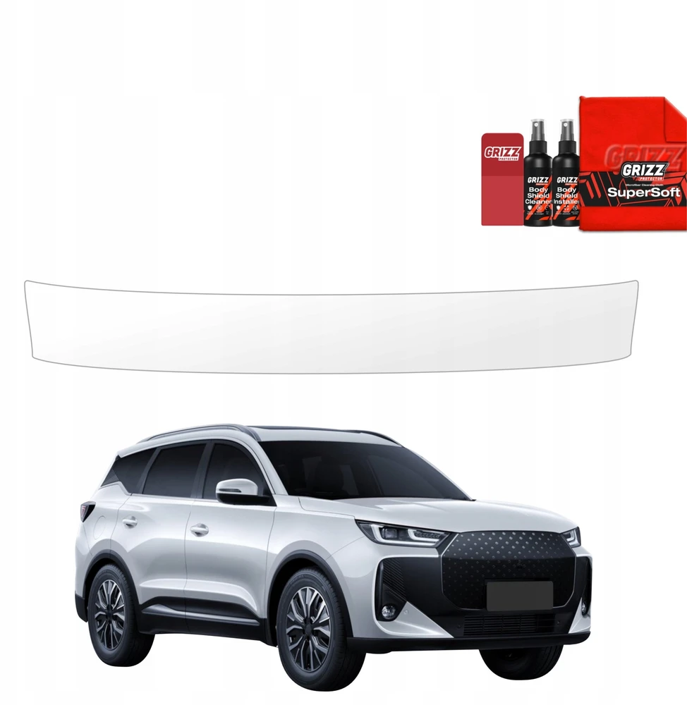 GrizzGlass Apsauginė plėvelė bagažinės slenksčiui BodyShield, skirta Chery Tiggo 7 (2025-2026)