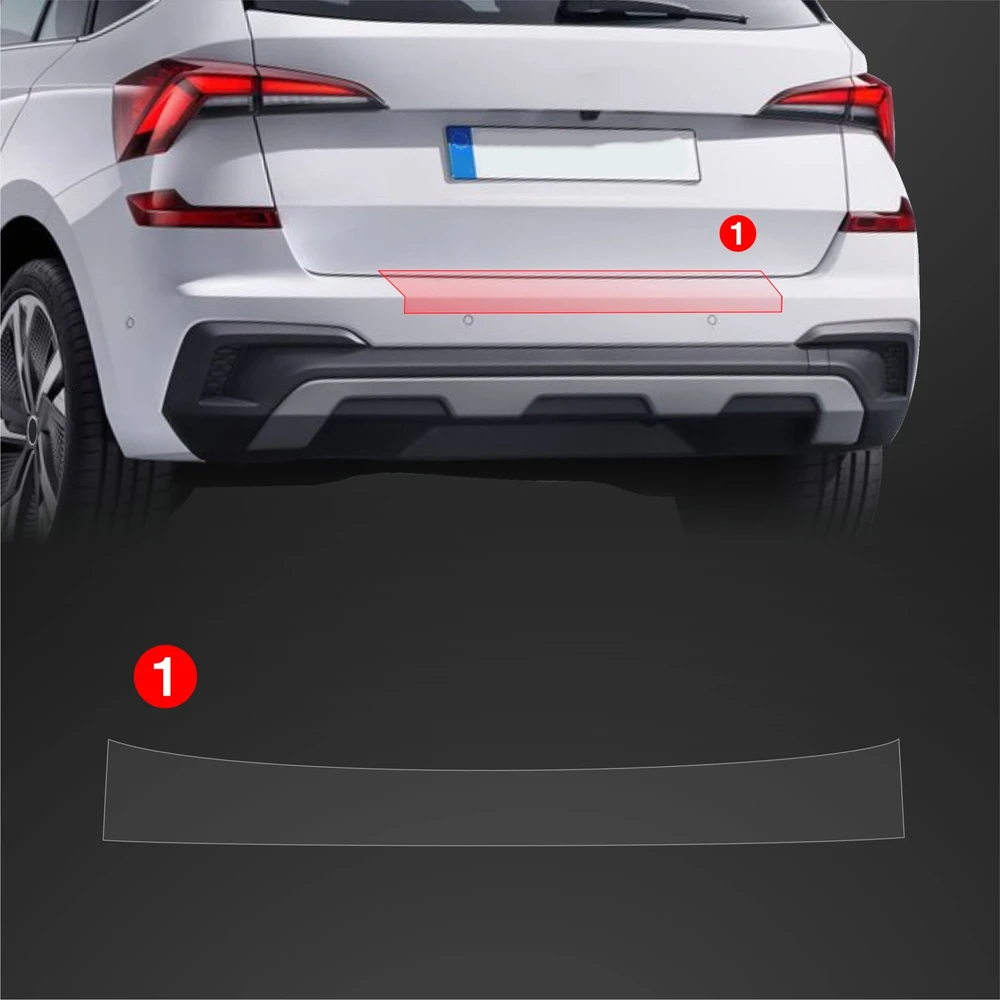 GrizzGlass Apsauginė plėvelė bagažinės slenksčiui GrizzGlass BodyShield skirtas Skoda Kamiq (2019-2025)