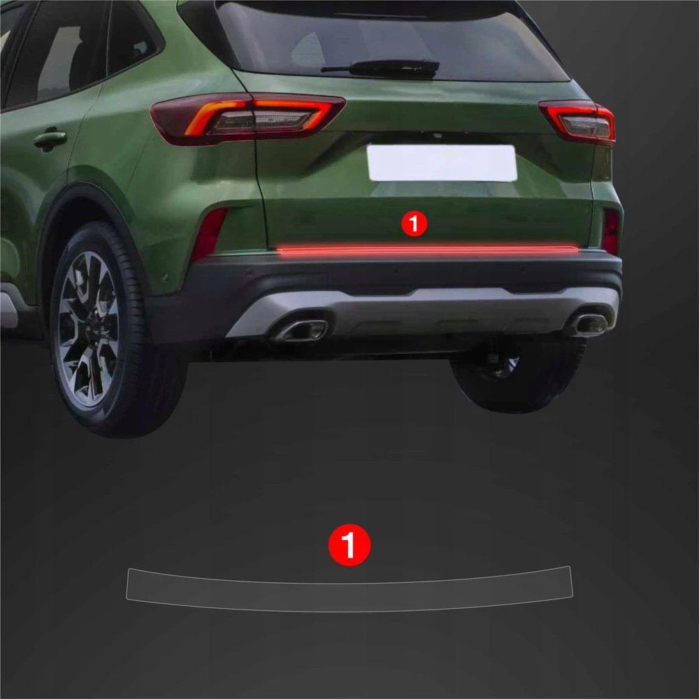 GrizzGlass Apsauginė plėvelė bagažinės slenksčiui GrizzGlass BodyShield skirtas Ford Kuga Titanium Facelift (2024-2025)