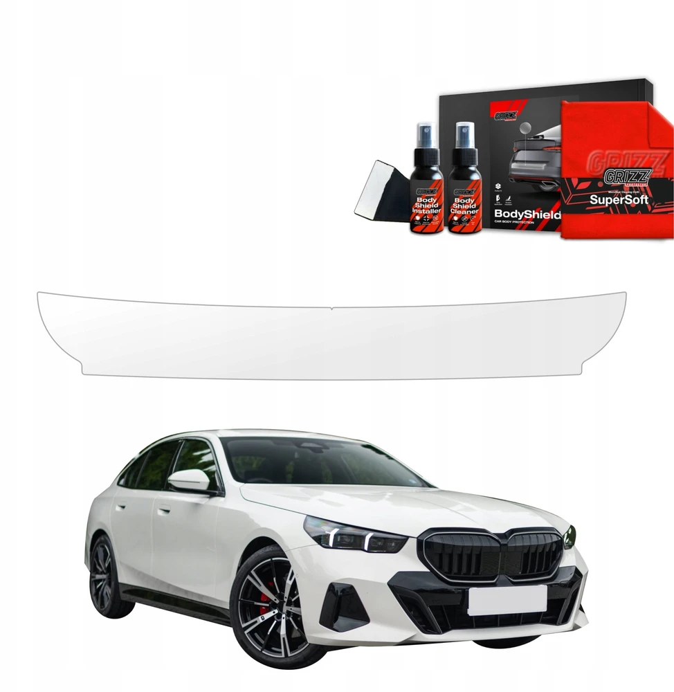 GrizzGlass Apsauginė plėvelė bagažinės slenksčiui GrizzGlass BodyShield, skirta BMW 5 Kombi G60 520d (2024-2025)