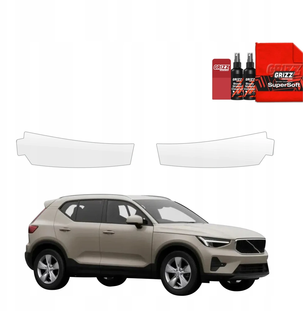GrizzGlass Apsauginė plėvelė bagažinės slenksčiui BodyShield Volvo XC40 (2022-2026) [2 in 1]