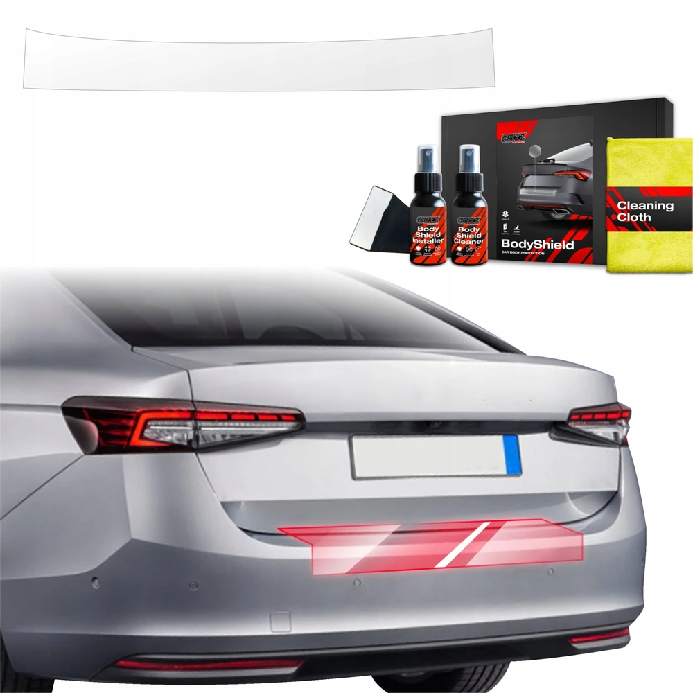 GrizzGlass Apsauginė plėvelė bagažinės slenksčiui GrizzGlass BodyShield, skirta Skoda Superb 4 Liftback (2024-2025)
