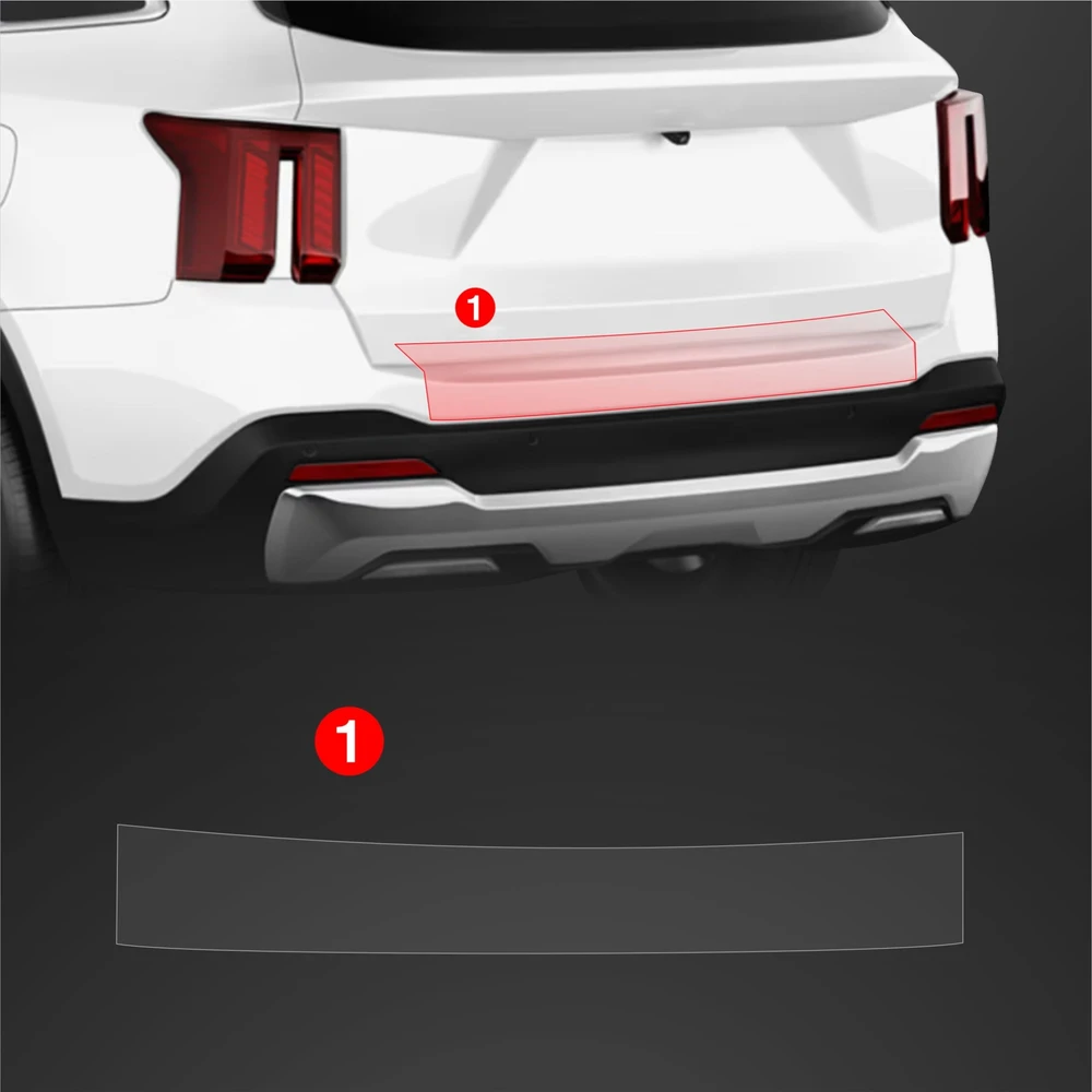 GrizzGlass Apsauginė plėvelė bagažinės slenksčiui GrizzGlass BodyShield, skirta Kia Sorento (2023-2025)