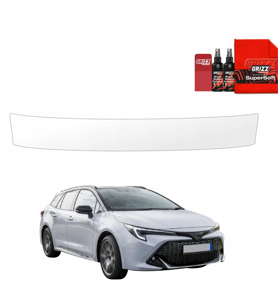 GrizzGlass Apsauginė plėvelė bagažinės slenksčiui BodyShield, skirta Toyota Corolla Kombi (2019-2022)