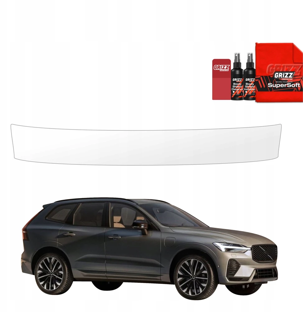 GrizzGlass Apsauginė plėvelė bagažinės slenksčiui BodyShield, skirta Volvo XC60 (2025-2026)