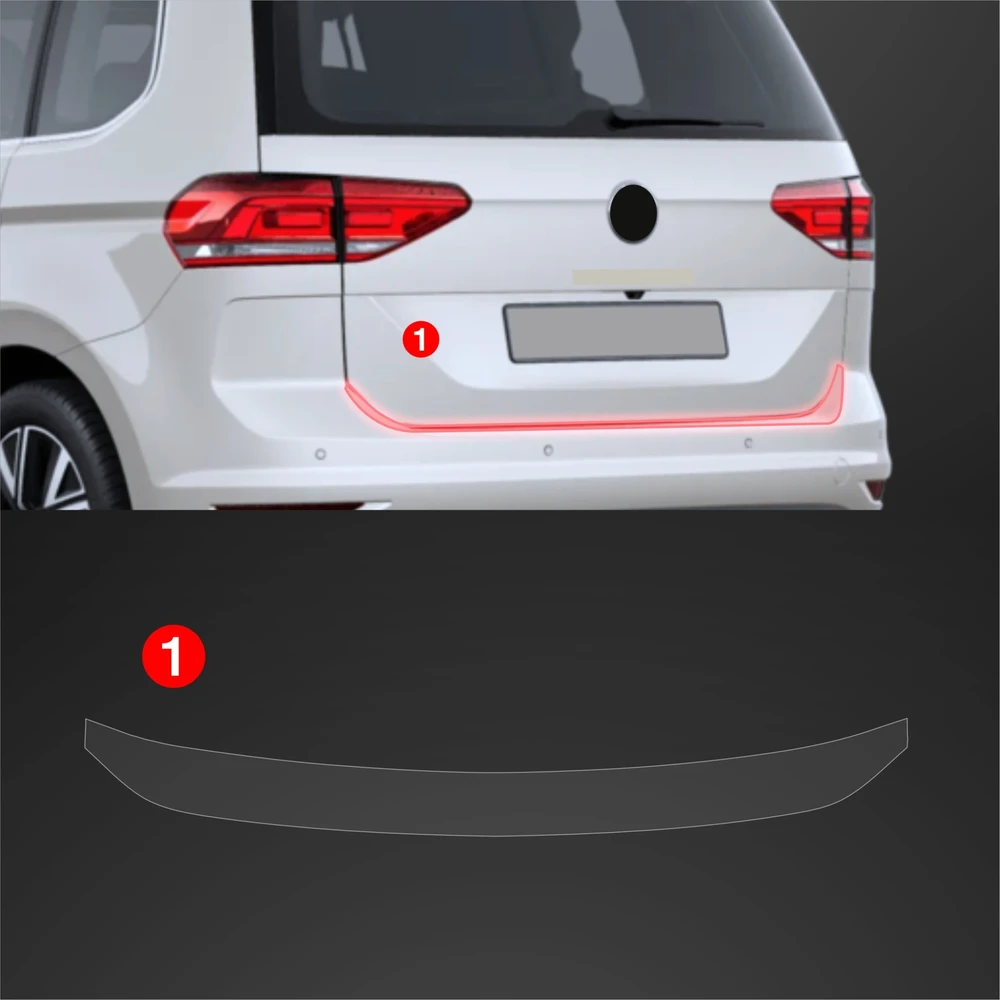 GrizzGlass Apsauginė plėvelė bagažinės slenksčiui GrizzGlass BodyShield, skirta Volkswagen VW Touran (2024-2025)