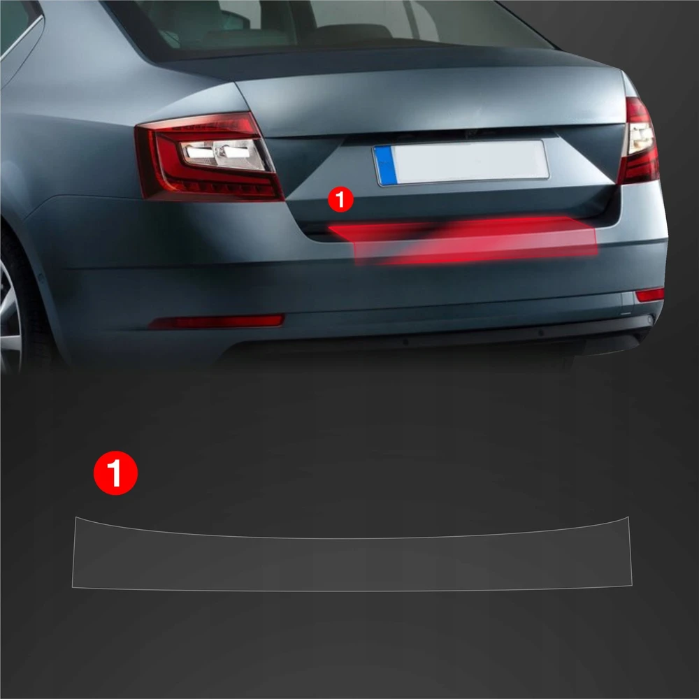 GrizzGlass Apsauginė plėvelė bagažinės slenksčiui GrizzGlass BodyShield, skirta Skoda Octavia 3 (2017-2020)