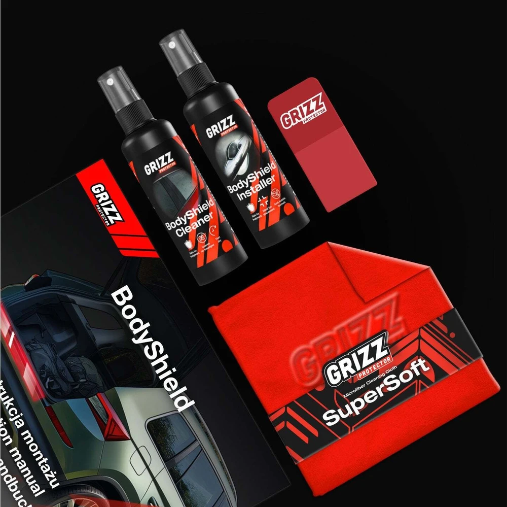 GrizzGlass Apsauginė plėvelė ant stulpelių GrizzGlass BodyShield skirtas Ford Focus Active X Kombi Facelift (2021-2025) [6w1]