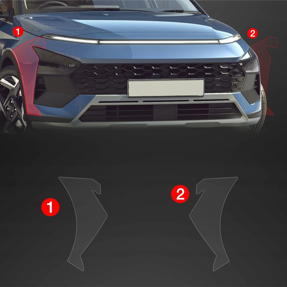GrizzGlass Apsauginė plėvelė ant buferio BodyShield Hyundai Bayon (2024-2025) [2w1]