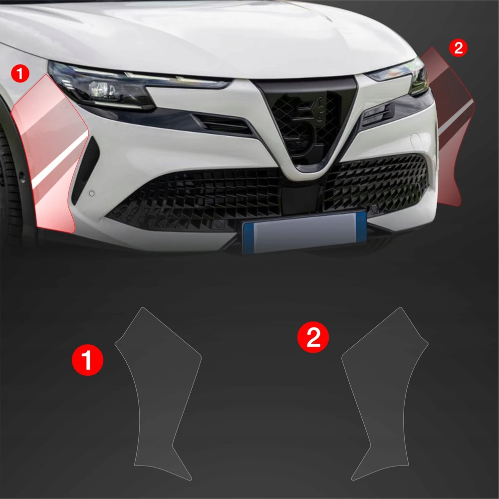 GrizzGlass Apsauginė plėvelė ant buferio GrizzGlass BodyShield, skirta Alfa Romeo Junior (2024-2025) [2w1]