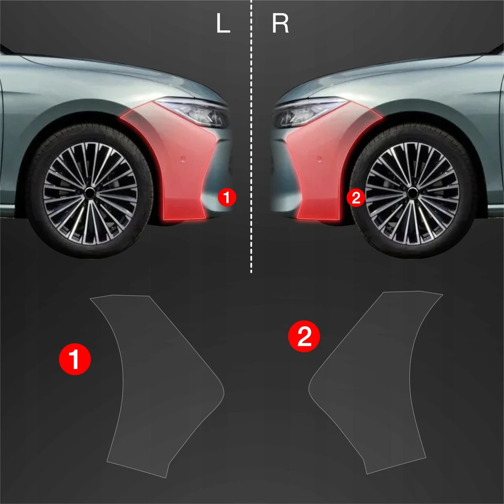 GrizzGlass Apsauginė plėvelė ant buferio GrizzGlass BodyShield, skirta Volkswagen VW Passat B9 (2024-2025) [2w1]