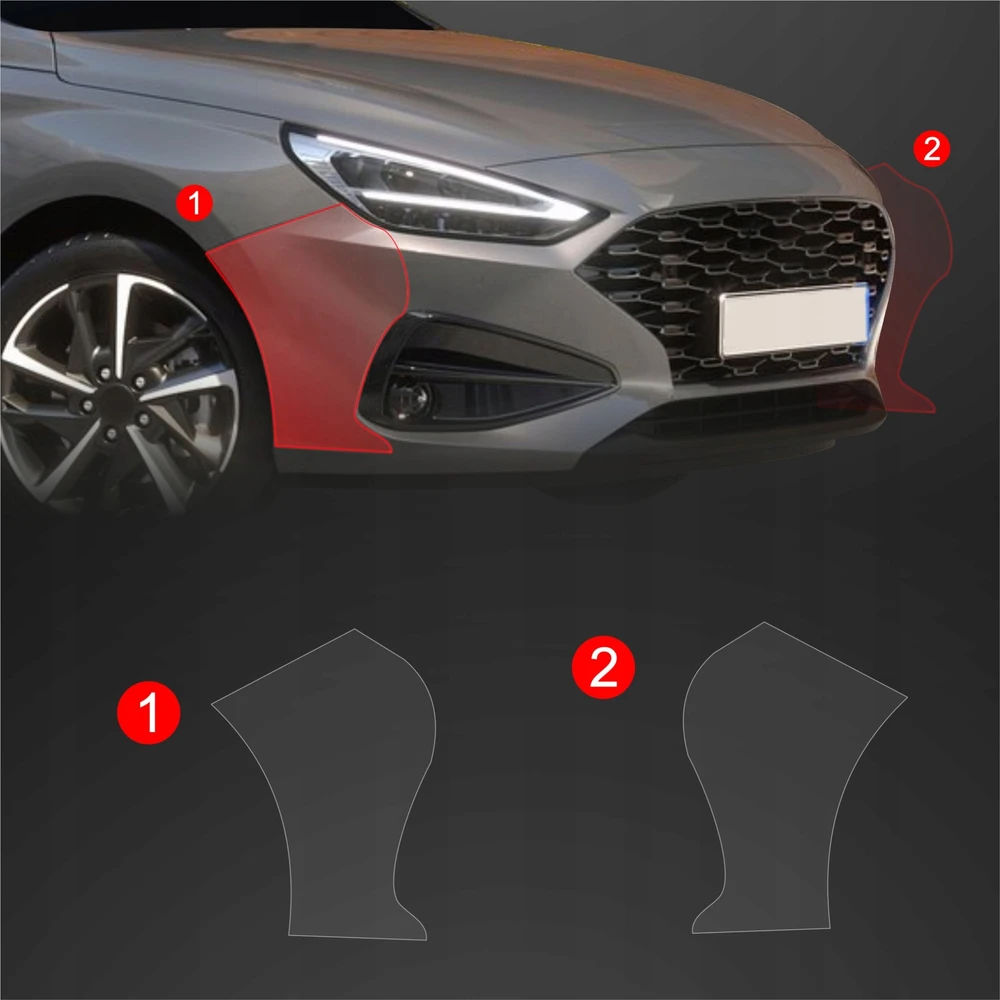 GrizzGlass Apsauginė plėvelė ant buferio GrizzGlass BodyShield Hyundai i30 Wagon (2020-2025) [2in1]