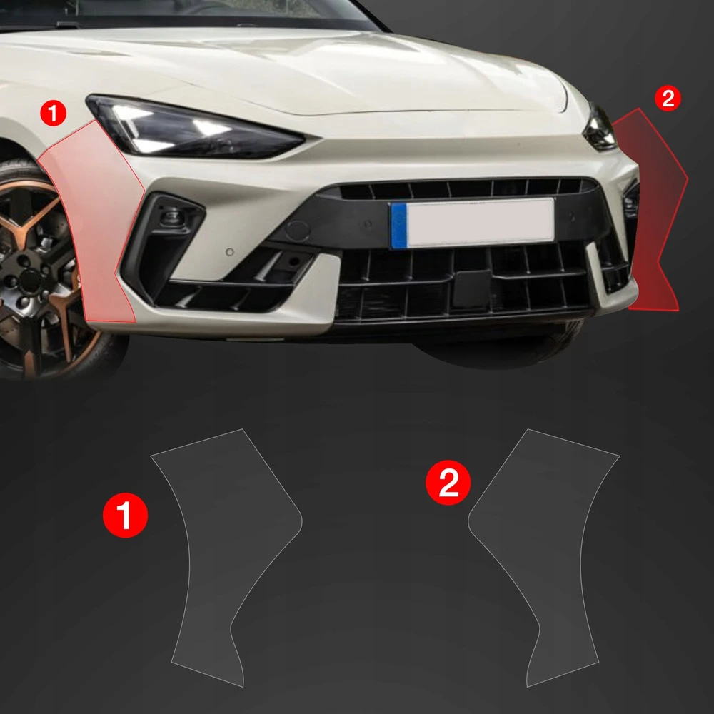 GrizzGlass Apsauginė plėvelė ant buferio GrizzGlass BodyShield, skirta Cupra Leon Sportstourer (2024-2025) [2w1]
