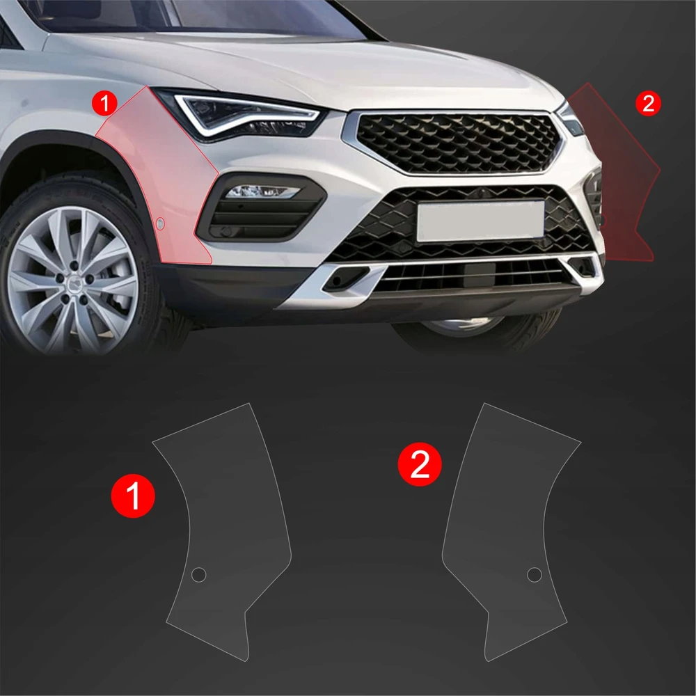 GrizzGlass Apsauginė plėvelė ant buferio GrizzGlass BodyShield, skirta Seat Ateca (2020-2025) [2w1]