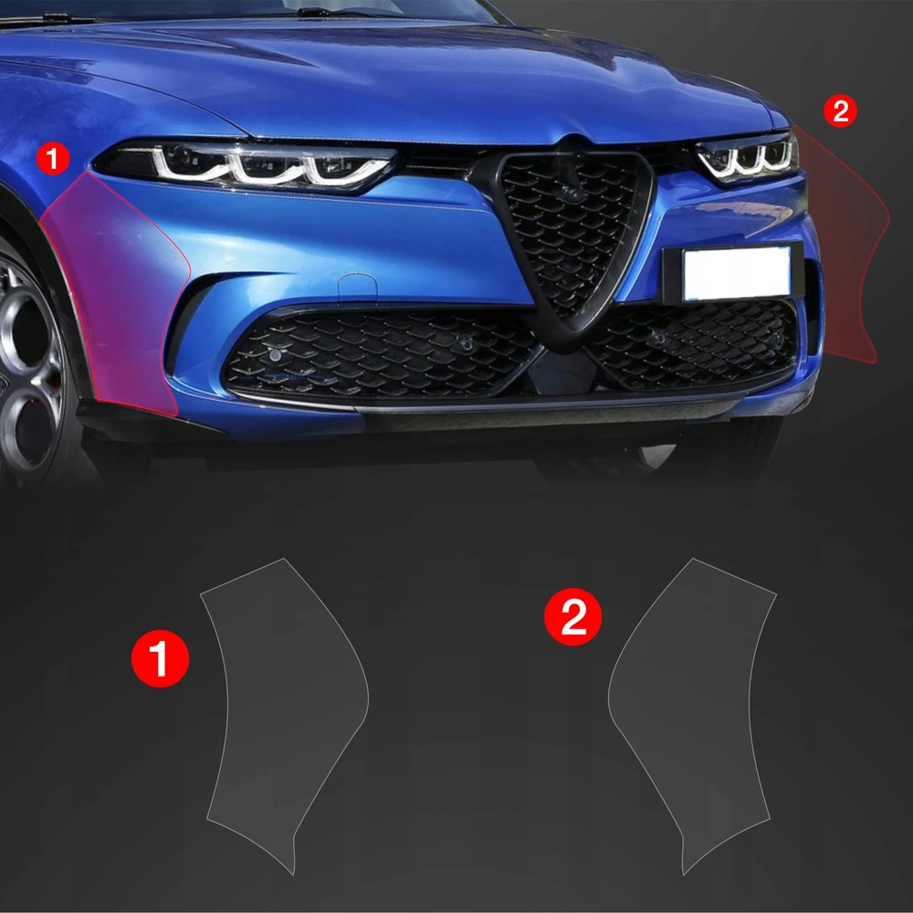 GrizzGlass Apsauginė plėvelė ant buferio GrizzGlass BodyShield, skirta Alfa Romeo Tonale (2022-2025) [2w1]