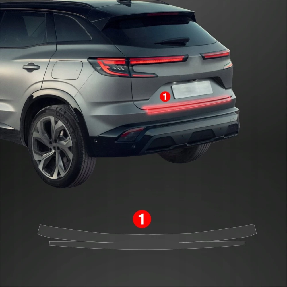 „GrizzGlass“ „GrizzGlass BodyShield“ bagažinės slenksčio apsauginė plėvelė, skirta „Renault Austral“ (2022–2025) automobiliui