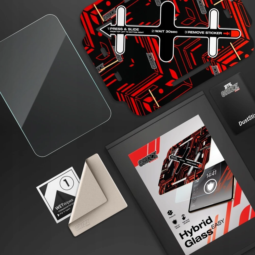 „GrizzGlass HybridGlass Easy Hybrid“ stiklas, skirtas „Samsung Galaxy Tab A9 Plus“