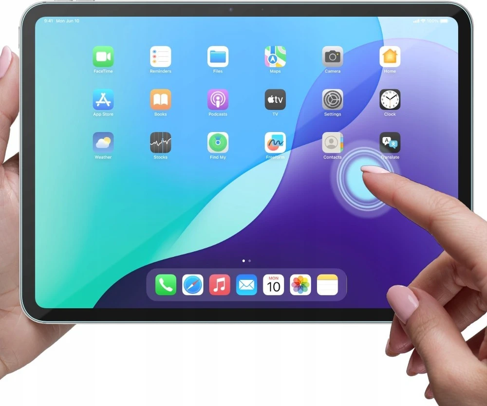 „GrizzGlass HybridGlass Easy“ hibridinis stiklas, skirtas „Samsung Galaxy Tab S9 FE“.