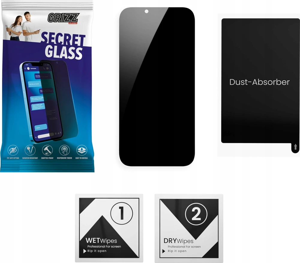 GrizzGlass GrizzGlass SecretGlass privatumo stiklas skirtas Xiaomi 13T Pro