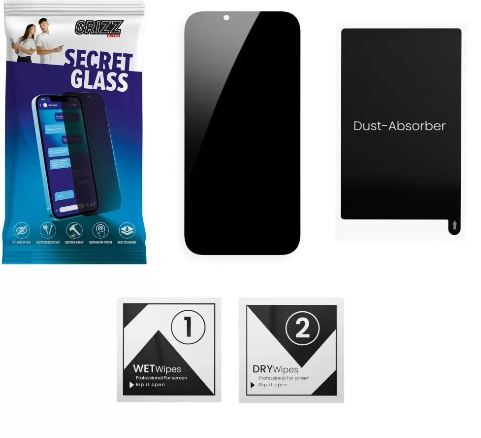 GrizzGlass Matinis privatumą užtikrinantis stiklas SecretGlass, skirtas Xiaomi Pad 7S Pro 12,5''