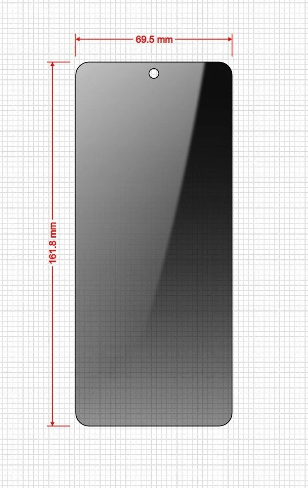 GrizzGlass Privatumo stiklas GrizzGlass SecretGlass Easy skirtas Infinix Hot 40 Pro [2 vnt.]