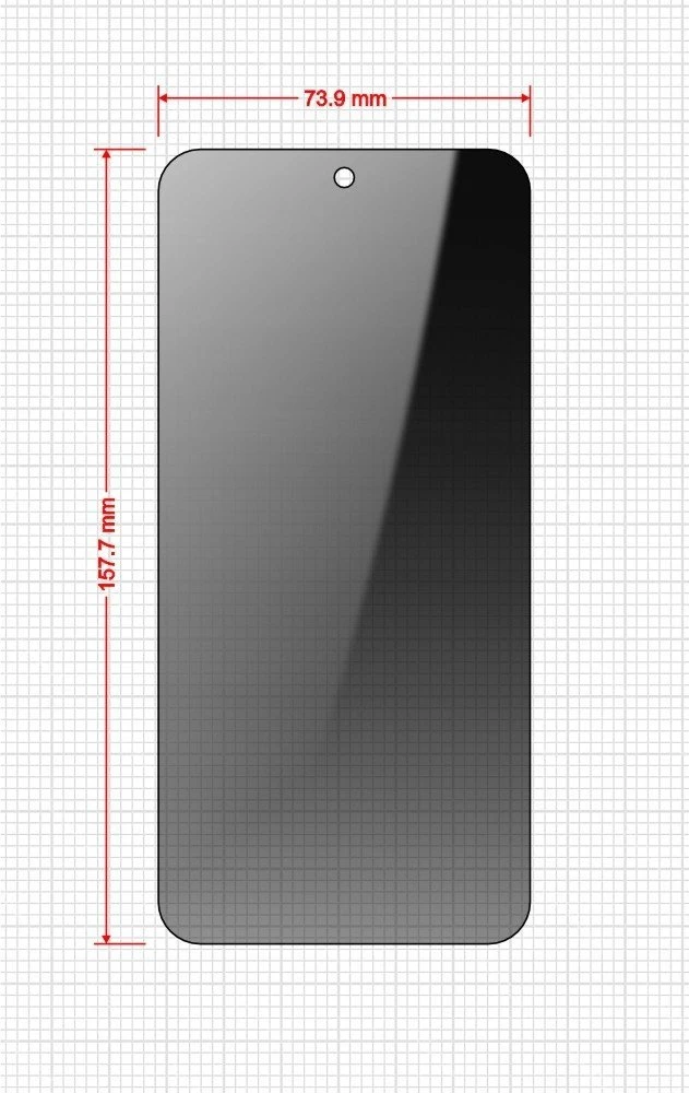 GrizzGlass Privatumo stiklą GrizzGlass SecretGlass Easy skirtas Samsung Galaxy M35 [2 PACK]