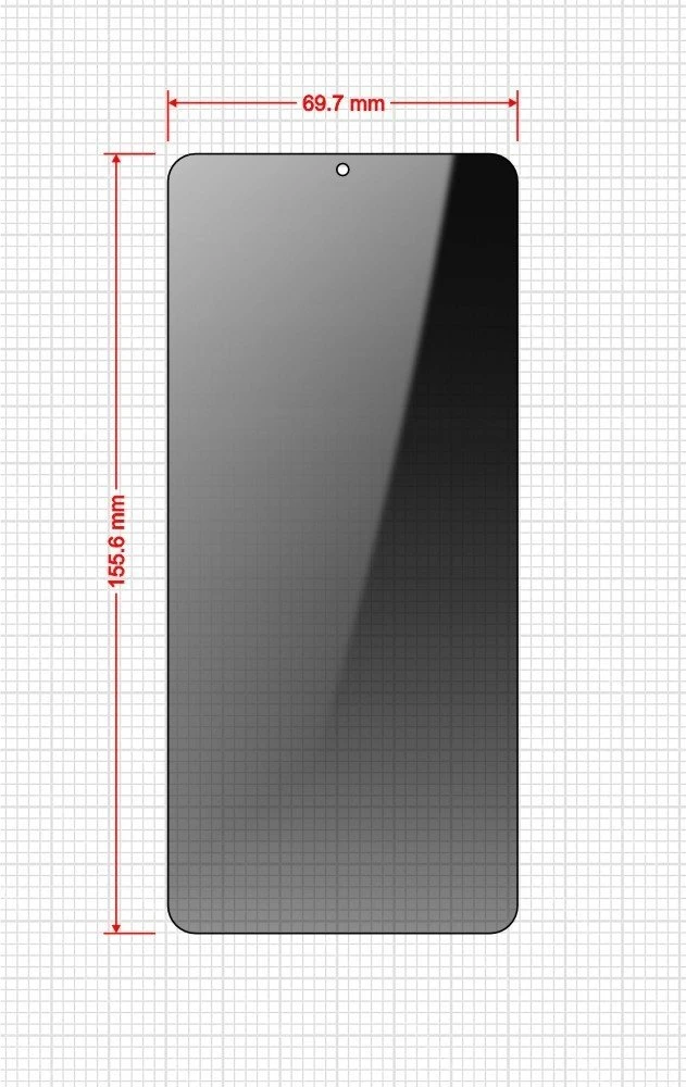 GrizzGlass Privatumą užtikrinantis stiklas GrizzGlass SecretGlass Easy, skirtas Xiaomi POCO F6 [2 vienetai]