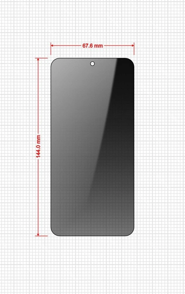 GrizzGlass Privatumą užtikrinantis stiklas GrizzGlass SecretGlass Easy, skirtas Samsung Galaxy S25 [2 vnt. pakelis]