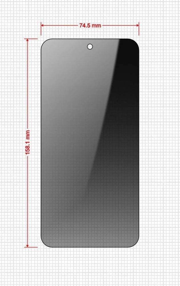 GrizzGlass Privatumo stiklas GrizzGlass SecretGlass Easy, skirtas Samsung Galaxy A55 [2 vnt.]