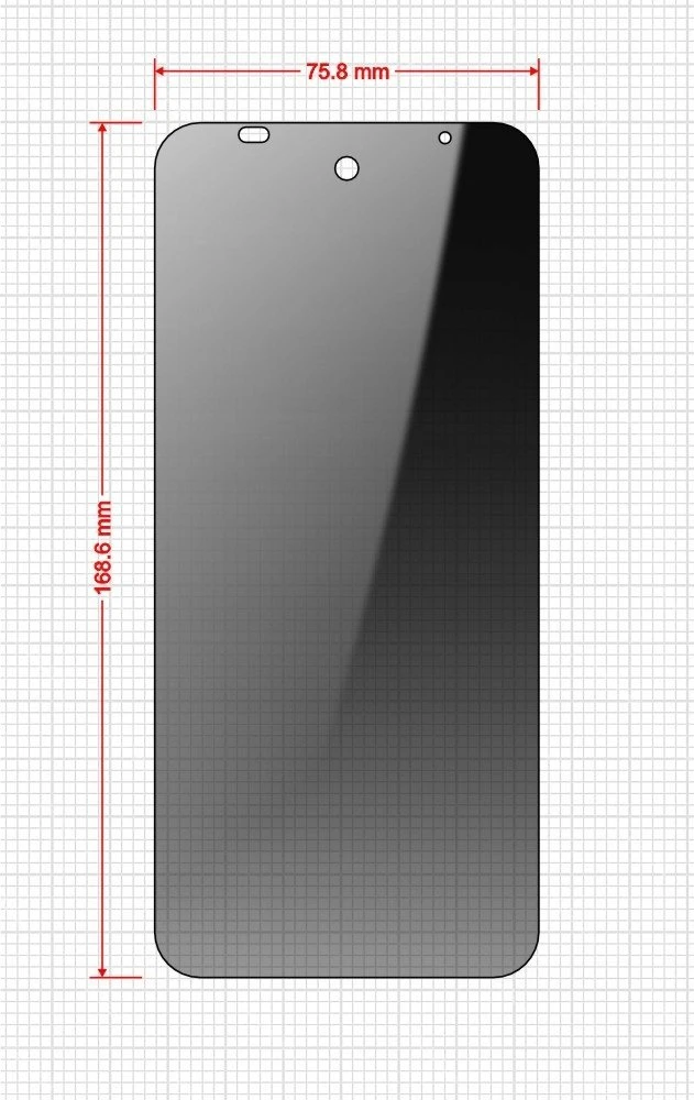 GrizzGlass Privatumą užtikrinantis stiklas GrizzGlass SecretGlass Easy, skirtas Ulefone Armor 24 [2 vnt.]