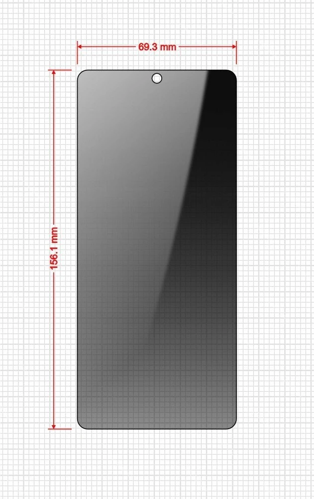 GrizzGlass Privatumo stiklas GrizzGlass SecretGlass Easy, skirtas Infinix Note 30 Pro [2 vnt.]