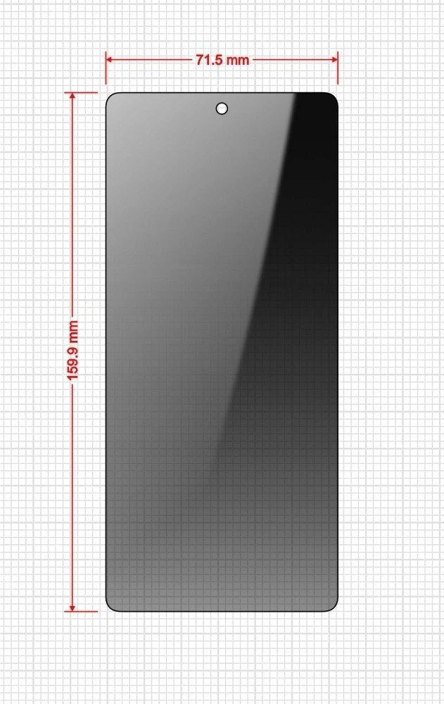 GrizzGlass Privatumą užtikrinantis stiklas GrizzGlass SecretGlass Easy, skirtas Infinix Note 40 [2 vnt. paketas]