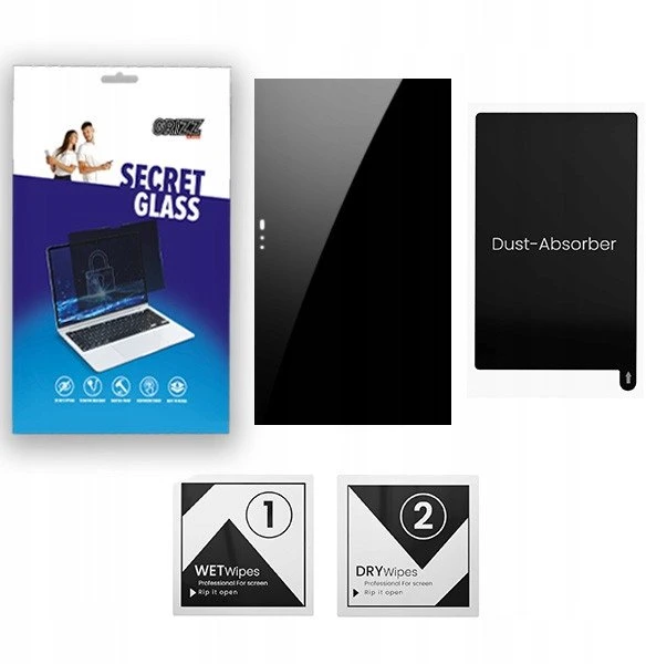 GrizzGlass Matinis privatumą užtikrinantis stiklas GrizzGlass SecretGlass, skirtas Dell Pro 14 Plus