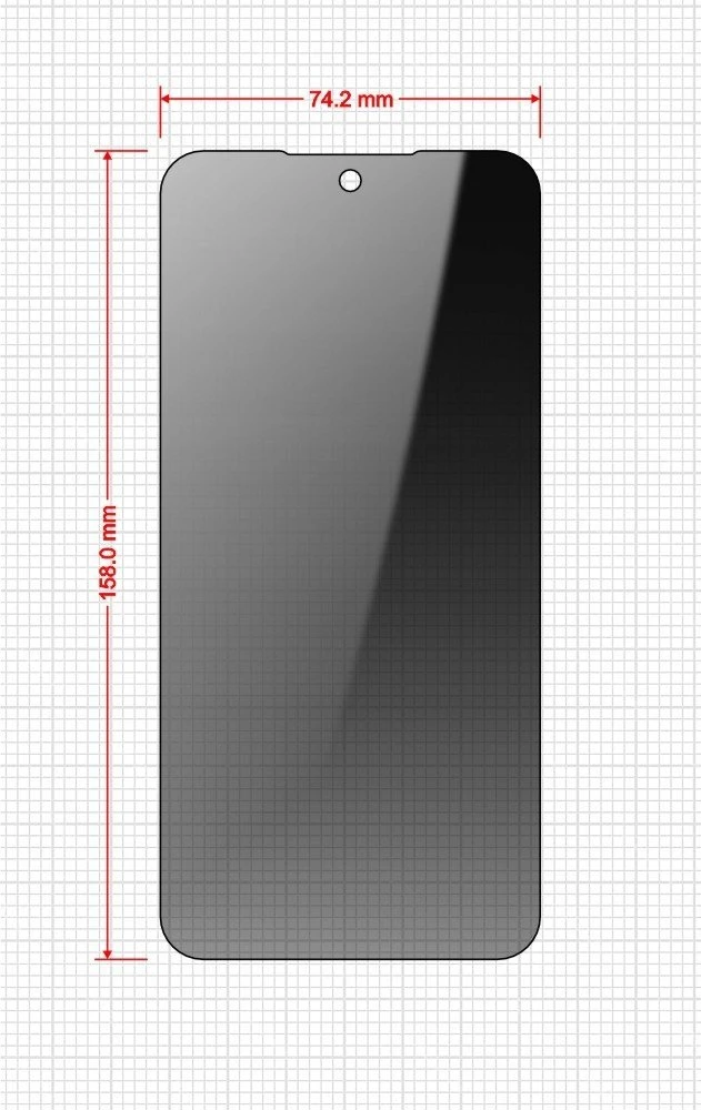 GrizzGlass Privatumą užtikrinantis stiklas SecretGlass Easy, skirtas Samsung Galaxy A35 [2 vnt. paketas]